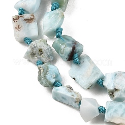 Raw Rough Natural Larimar Beads Strands&nbsp;G-D101-A06-02