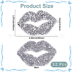 Lip Hotfix Resin Rhinestone (Hot Melt Adhesive On The Back)&nbsp;DIY-WH20013-45