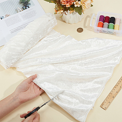 ベルベット生地  ウェディングドレスの衣服アクセサリー  ホワイト  1600mm  1m / pc&nbsp;DIY-WH0591-219D