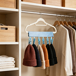 Fabric Hanging Clothes Peg Organizer&nbsp;AJEW-WH0455-394A
