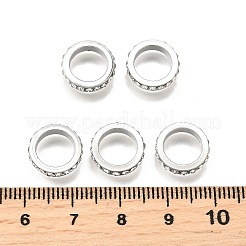 Brass Rhinestone Spacer Beads&nbsp;RB-H252-01P