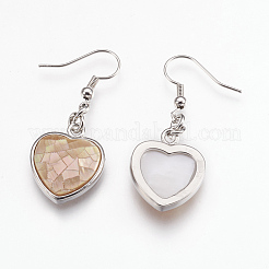 Shell Dangle Earrings&nbsp;EJEW-F162-D