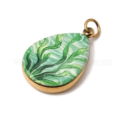 Printed 304 Stainless Steel Pendants&nbsp;SA-CBACFAA-06G
