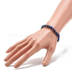 ナチュラルラピスラズリナゲッツビーズストレッチブレスレット  男性女性用レイキブレスレット  内径：2インチ（5cm）&nbsp;BJEW-JB07144-03