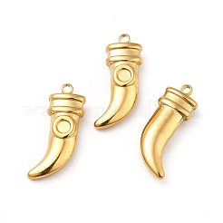 Ion Plating(IP) 304 Stainless Steel Pendant Cabochons Settings&nbsp;STAS-P312-17G