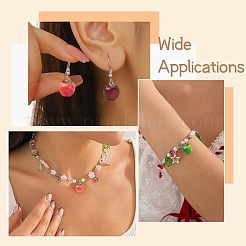 20Pcs 4 Colors Opaque Resin Pendants&nbsp;CRES-CJ0001-94