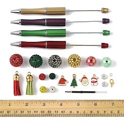 Christmas Theme DIY Beadable Pen Making Kits&nbsp;DIY-FS0009-41