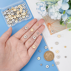 120Pcs 4 Styles 304 Stainless Steel Spacer Beads&nbsp;STAS-UN0050-38