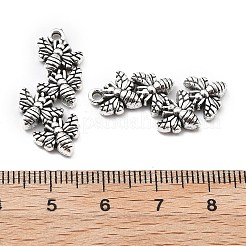 合金のチベット風チャーム  ミツバチのチャーム  アンティークシルバー  27x12x3mm  穴：1.6mm&nbsp;ENAM-S022-03AS