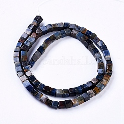 Natural Dumortierite Quartz Beads Strands&nbsp;G-D0020-18