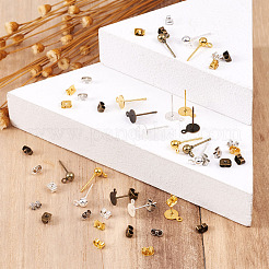 Brass Stud Earring Findings&nbsp;KK-TA0007-78