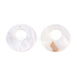 Natural Freshwater Shell Pendants&nbsp;SHEL-T020-45B