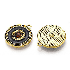 Alloy Enamel Pendants&nbsp;FIND-R148-01G