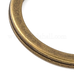 アイアンスプリットリング  アンティークブロンズ  25x2.5mm  内径：20mm&nbsp;IFIN-H065-02B-AB