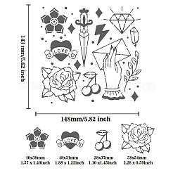 Stainless Steel Cutting Dies Stencils&nbsp;DIY-WH0279-130