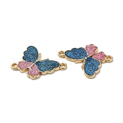 Rack Plating Alloy Enamel Connector Charms&nbsp;ENAM-K069-22G-04