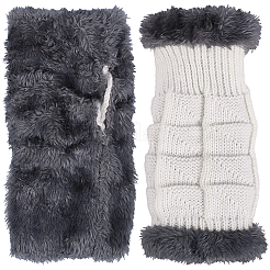 2 Pairs Acrylic Fiber Yarn Knitting Fingerless Gloves&nbsp;AJEW-DJ0001-67A