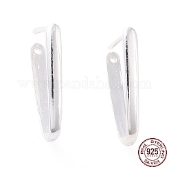 925スターリングシルバーアイスピック・ピン・ベイル  銀  18x2mm  穴：1mm  ピン：1mm&nbsp;LS-STER-D035-23S-02