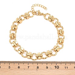 304 Stainless Steel Link Chain Bracelets for Women&nbsp;BJEW-H207-01E-G