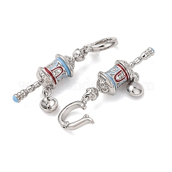 Brass with Enamel Peg Bails&nbsp;KK-A279-24P