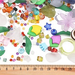 福袋  ミックススタイルのアクリルレジンチャームペンダント  プラスチックビーズ  ランダムな色&nbsp;DIY-LUCKYBAY-98