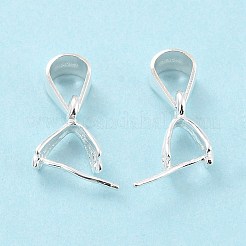 925スターリングシルバーアイスピック・ピン・ベイル  銀  9x5x3mm  内径：5x4mm  ピン：0.5mm&nbsp;STER-Z001-017S