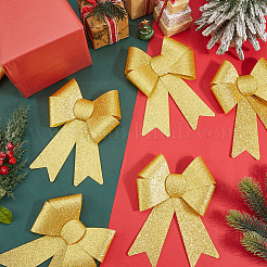 Christmas PVC Glitter Bowknot&nbsp;AJEW-SP0003-72A-02