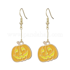 ハロウィンシリーズ 合金エナメルスタッドピアス  真鍮製のピアスフック付き  ミックスカラー  51~56.5x10~20mm  4のペア/セット&nbsp;EJEW-JE06521