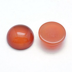 Natural Carnelian Cabochons&nbsp;G-P393-R18-8MM