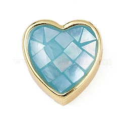 Brass Enamel Beads&nbsp;KK-S526-17G