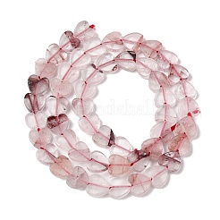 Natural Hematoid Quartz/Ferruginous Quartz Beads Strands&nbsp;G-M403-A55-03