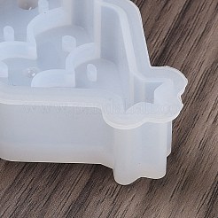 クリスマステーマのDIYシリコンキャンドル型  キャンドル作り用  クリスマスツリー  91x71x22mm&nbsp;SIMO-H021-01B