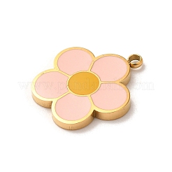 304 Stainless Steel Enamel Charms&nbsp;STAS-L022-240G