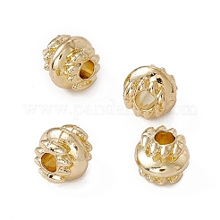 合金ビーズ  ロンデル  ライトゴールド  7x6mm  穴：2.5mm&nbsp;FIND-B013-33LG