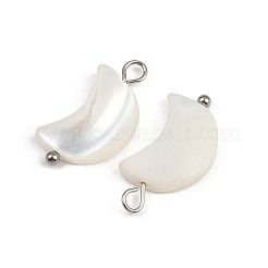 Natural Shell Moon Pendants&nbsp;X1-STAS-D378-37P