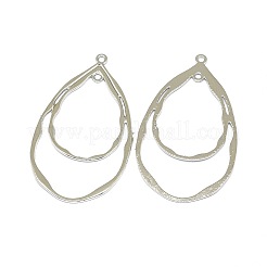 Alloy  2-Loop Link Pendants&nbsp;PALLOY-F249-17P