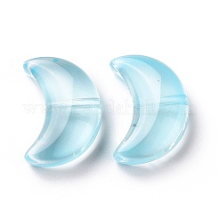 Transparent Spray Painted Glass Beads&nbsp;GLAA-I050-04F