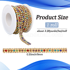 Iron Rhinestone Cup Chains&nbsp;CH-WH20001-02A