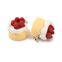 Opaque Resin Mini Dessert Craft Pendants&nbsp;FIND-Z104-04P