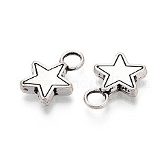 合金のチベット風チャーム  スターのチャーム  アンティークシルバー  18x13x3mm  穴：4mm  約552個/500g&nbsp;TIBEP-T053-14AS