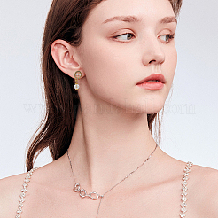 10Pcs Brass Stud Earring Findings&nbsp;KK-BBC0020-91