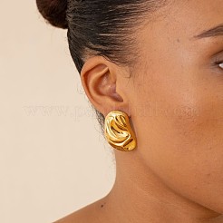 304 Stainless Steel Stud Earrings&nbsp;WG869EB-01