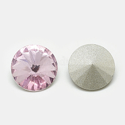 Pointed Back Glass Rhinestone Cabochons&nbsp;RGLA-T086-12mm-10