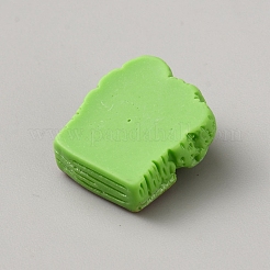 オペーク樹脂カボション  竹の鉢植え  サボテン  ライムグリーン  20x18x8mm&nbsp;RESI-WH0041-36E