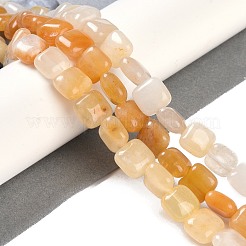 Natural Topaz Jade Beads Strands&nbsp;G-M435-A10-01