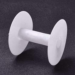 （訳あり商品）  ワイヤーのためのプラスチック製の空のスプール  スレッドボビン  ホワイト  9.3x8.8cm&nbsp;TOOL-XCP0001-32