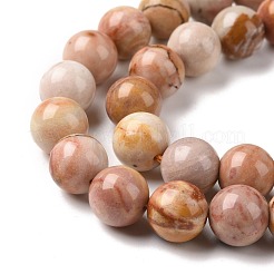 天然石瑪瑙ビーズ連売り  ラウンド  8~8.5mm  穴：1mm  約48個/連  15.75インチ（40cm）&nbsp;G-C238-03B
