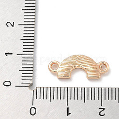 合金のカラフルなエナメルのレインボーコネクタチャーム  カドミウムフリー＆鉛フリー  ライトゴールド  8x18x2mm  穴：1.6mm&nbsp;ENAM-A008-27KCG