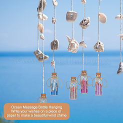 Cork Glass Wishing Bottle for Pendant Decoration&nbsp;AJEW-AB00090