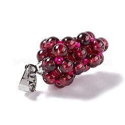 Natural Garnet Cluster Pendants&nbsp;G-G928-01P